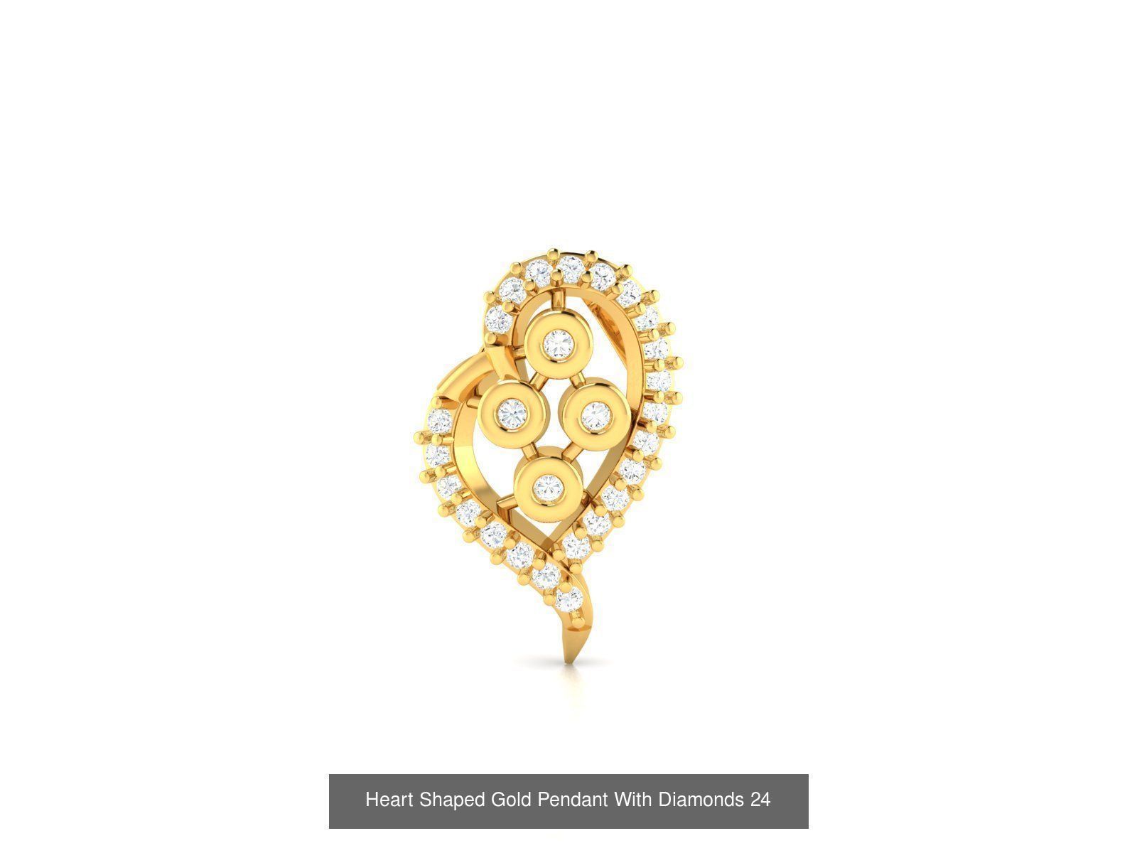 3DM 78 HEART PENDANT 3D Model Collection_85