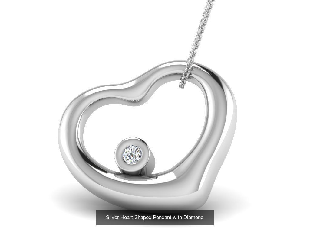 3DM 78 HEART PENDANT 3D Model Collection_57