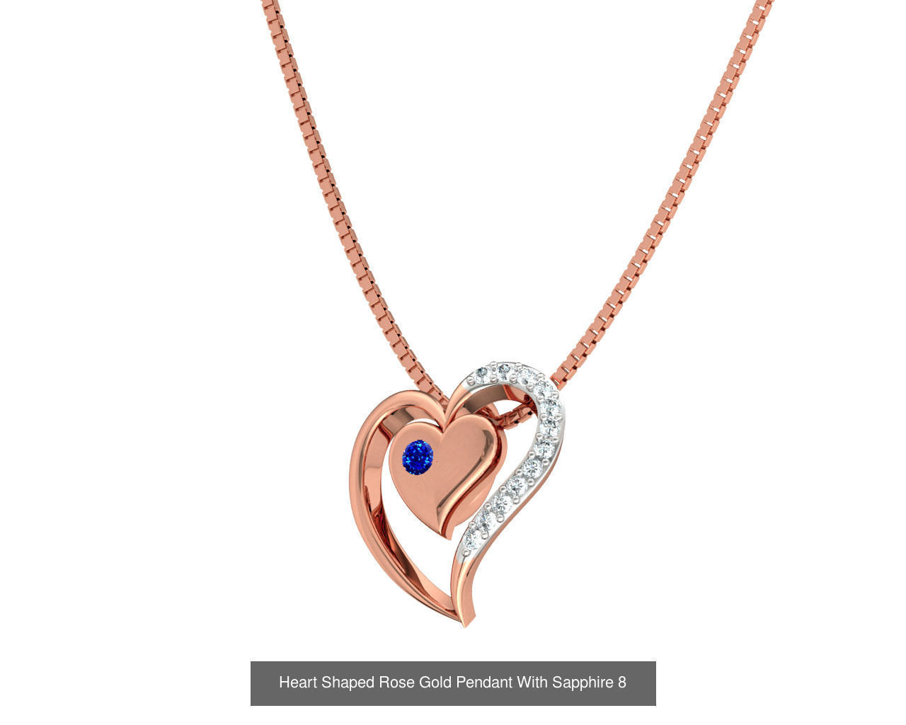 3DM 78 HEART PENDANT 3D Model Collection_78