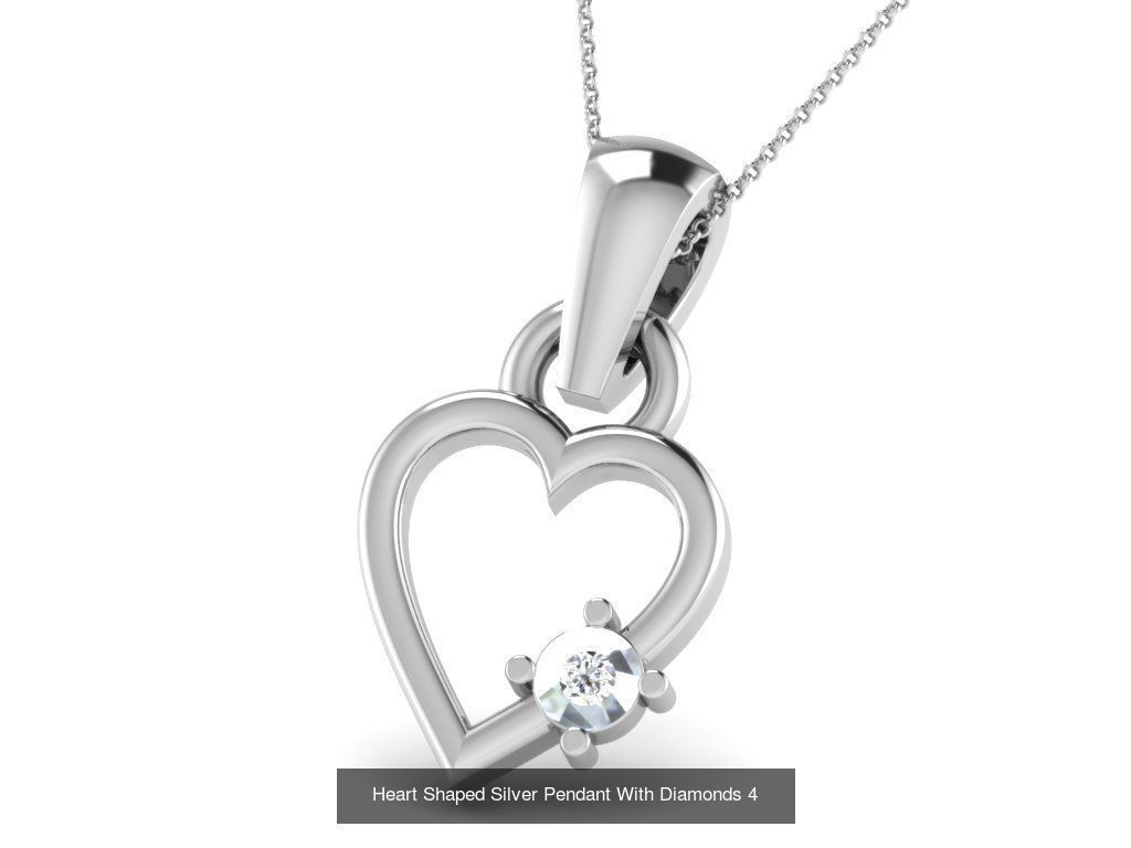 3DM 78 HEART PENDANT 3D Model Collection_62