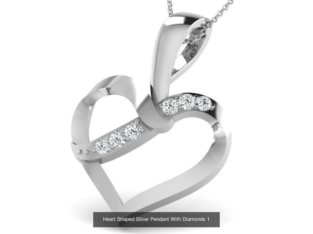 3DM 78 HEART PENDANT 3D Model Collection_47