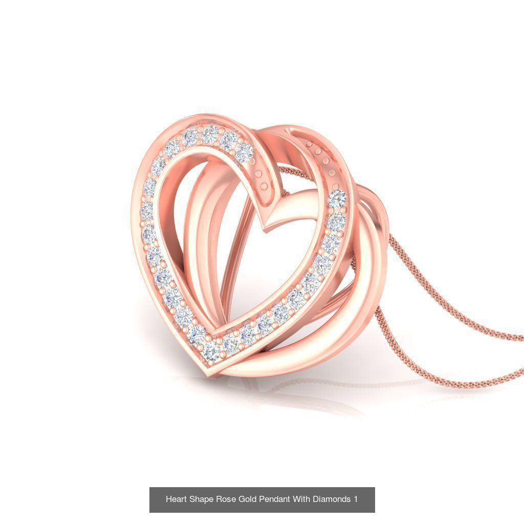 3DM 78 HEART PENDANT 3D Model Collection_23