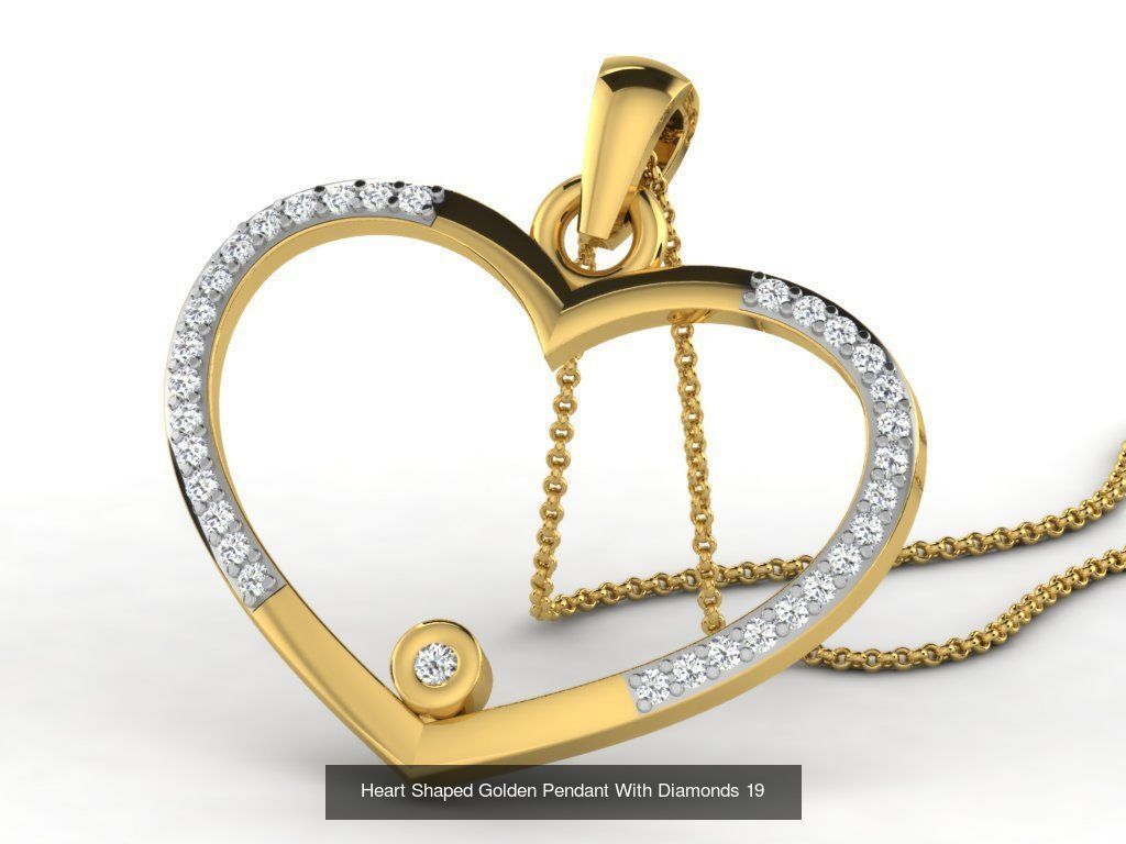 3DM 78 HEART PENDANT 3D Model Collection_43