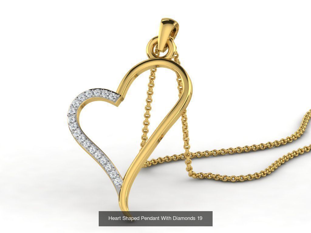 3DM 78 HEART PENDANT 3D Model Collection_33