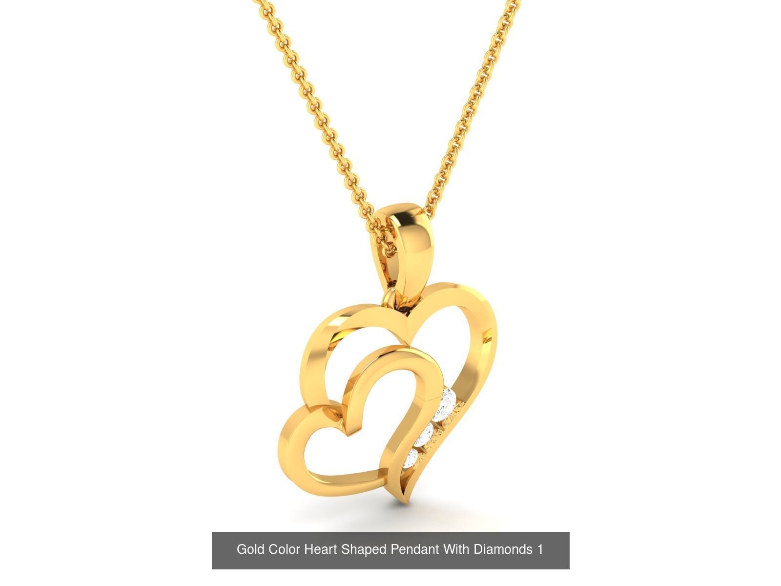 3DM 78 HEART PENDANT 3D Model Collection_12