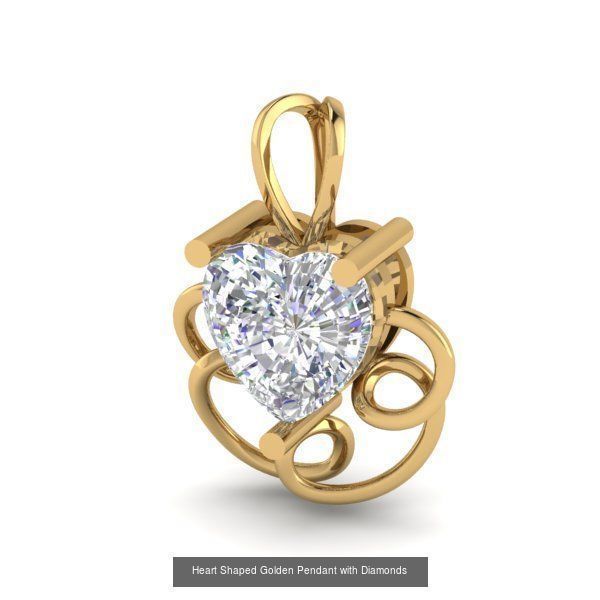 3DM 78 HEART PENDANT 3D Model Collection_17