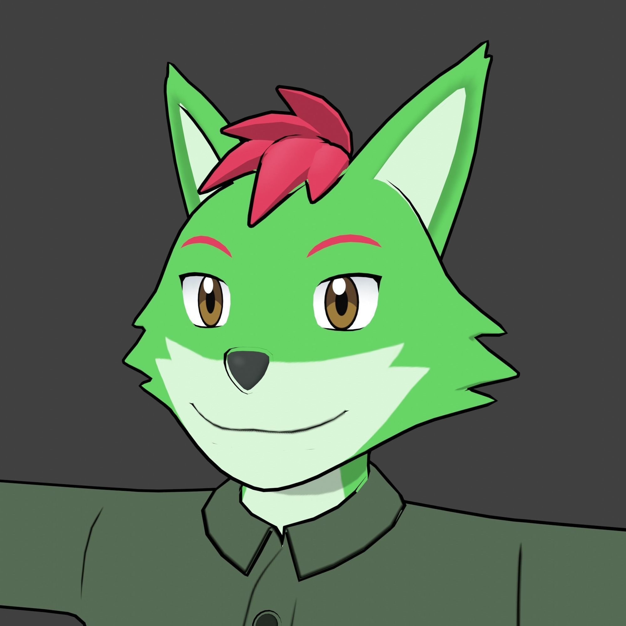 Pride OC - Baineko 3D model | CGTrader