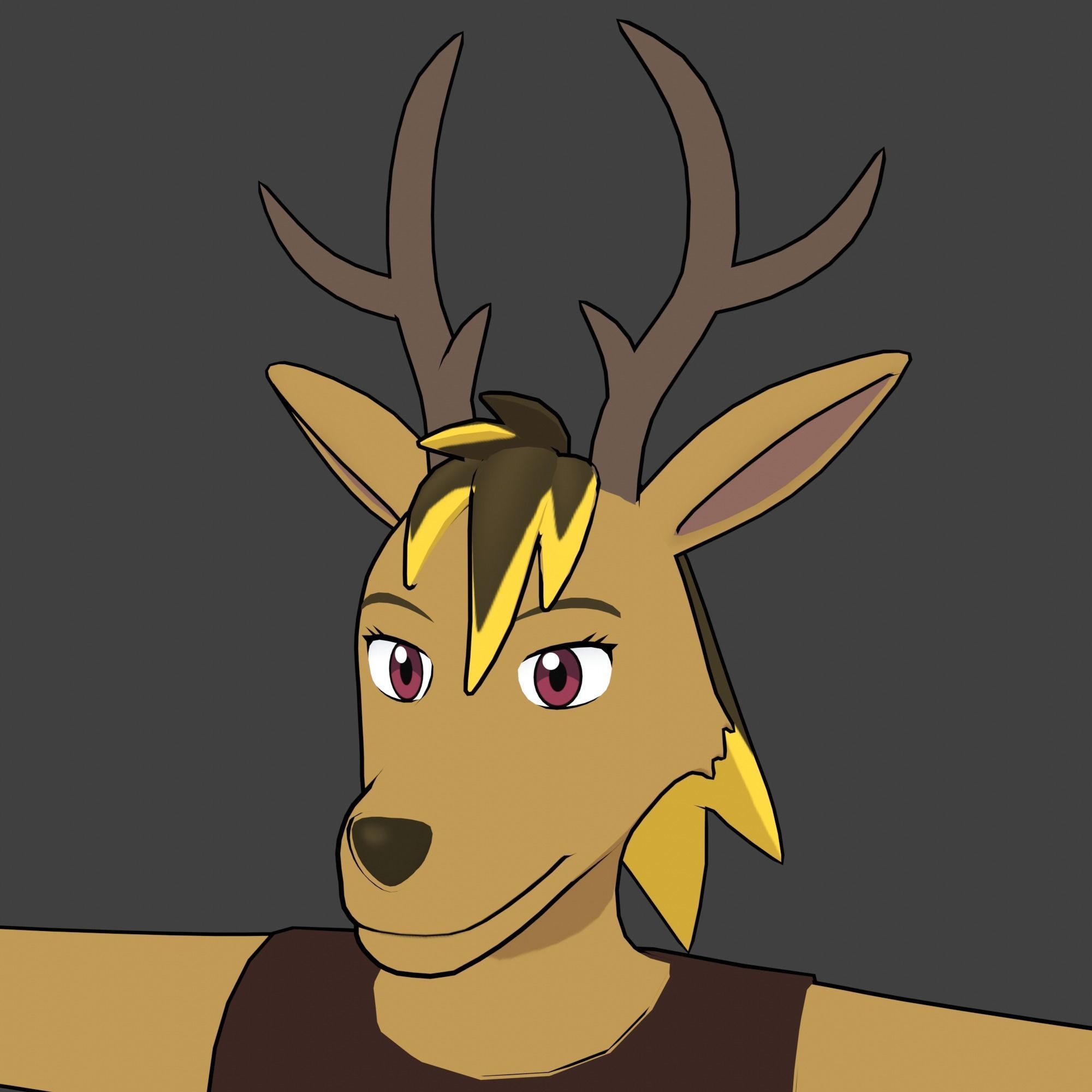 Pride OC - Tajaka 3D model_4