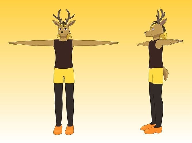 Pride OC - Tajaka 3D model