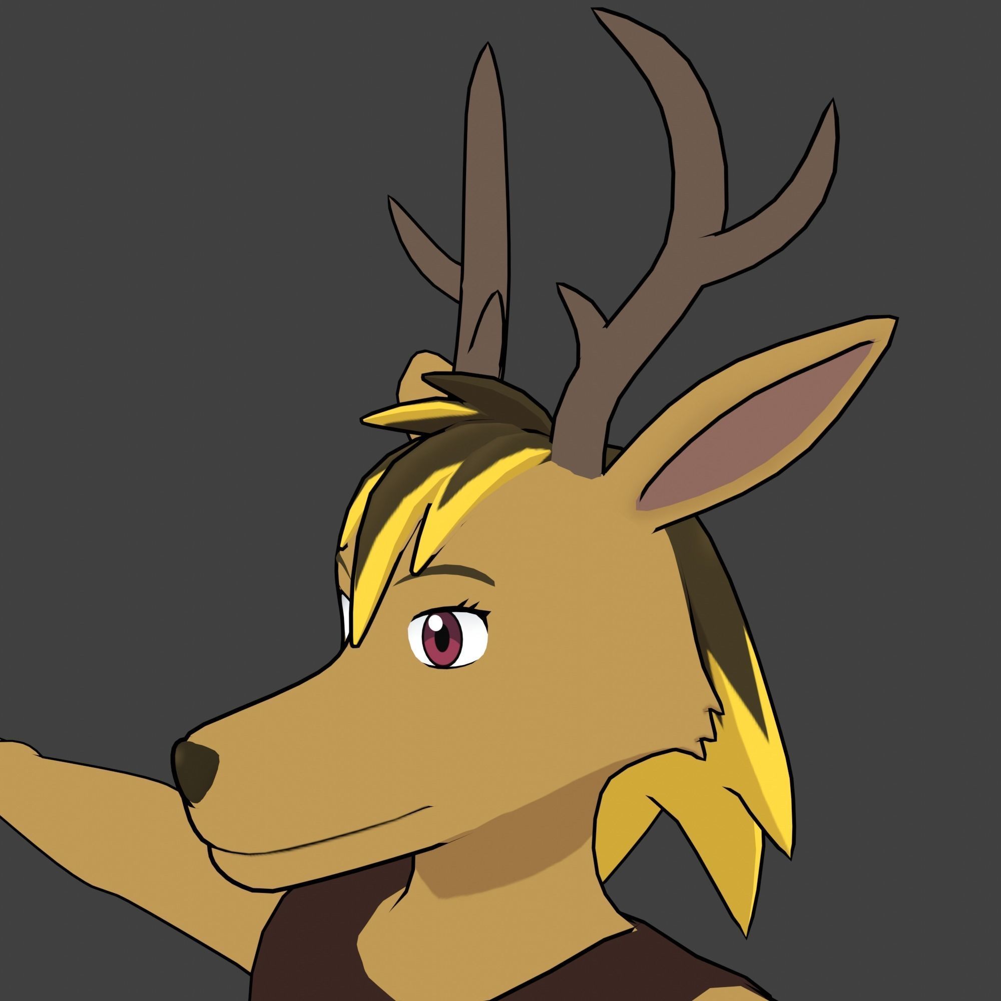 Pride OC - Tajaka 3D model_7