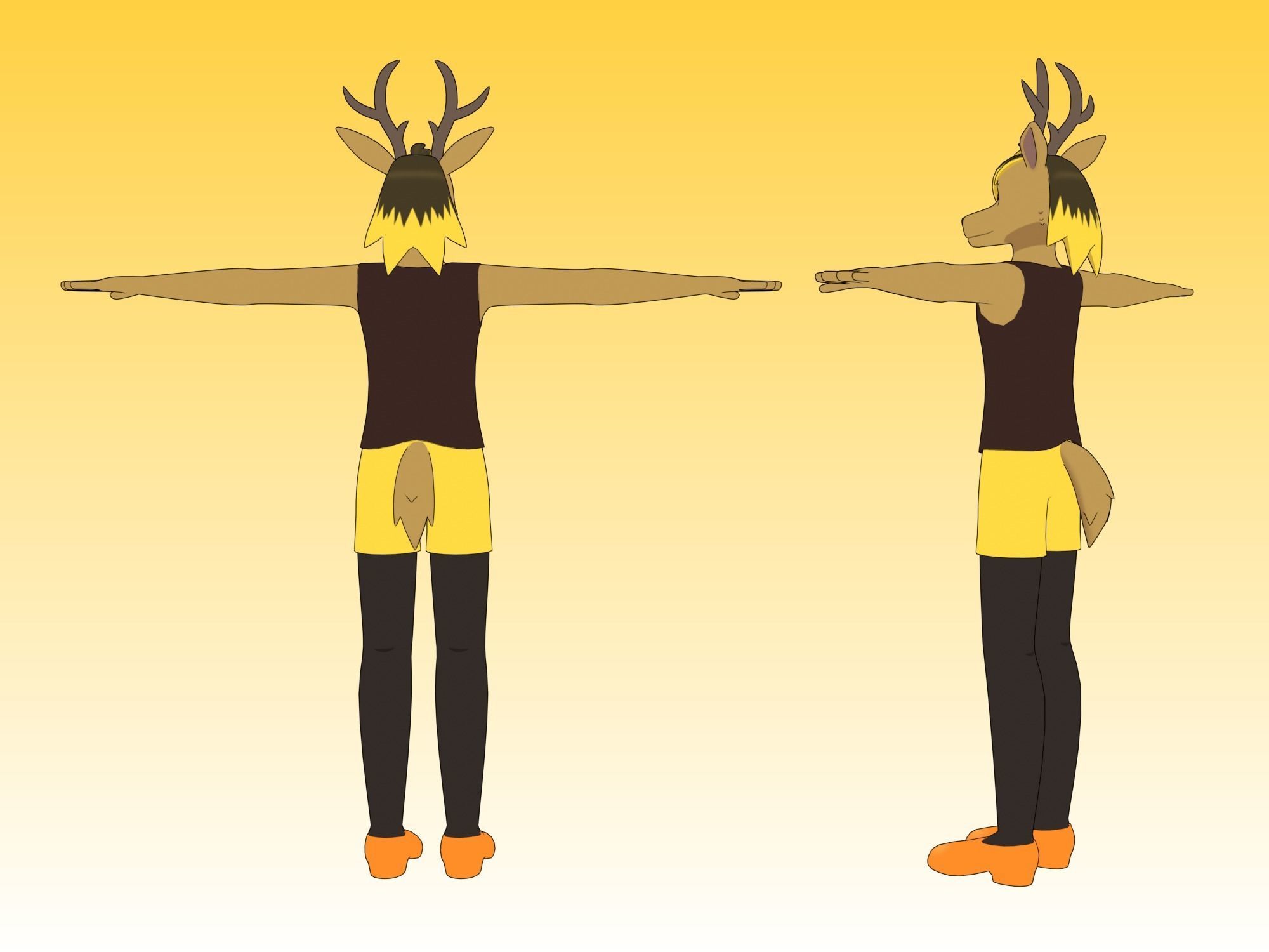 Pride OC - Tajaka 3D model_1