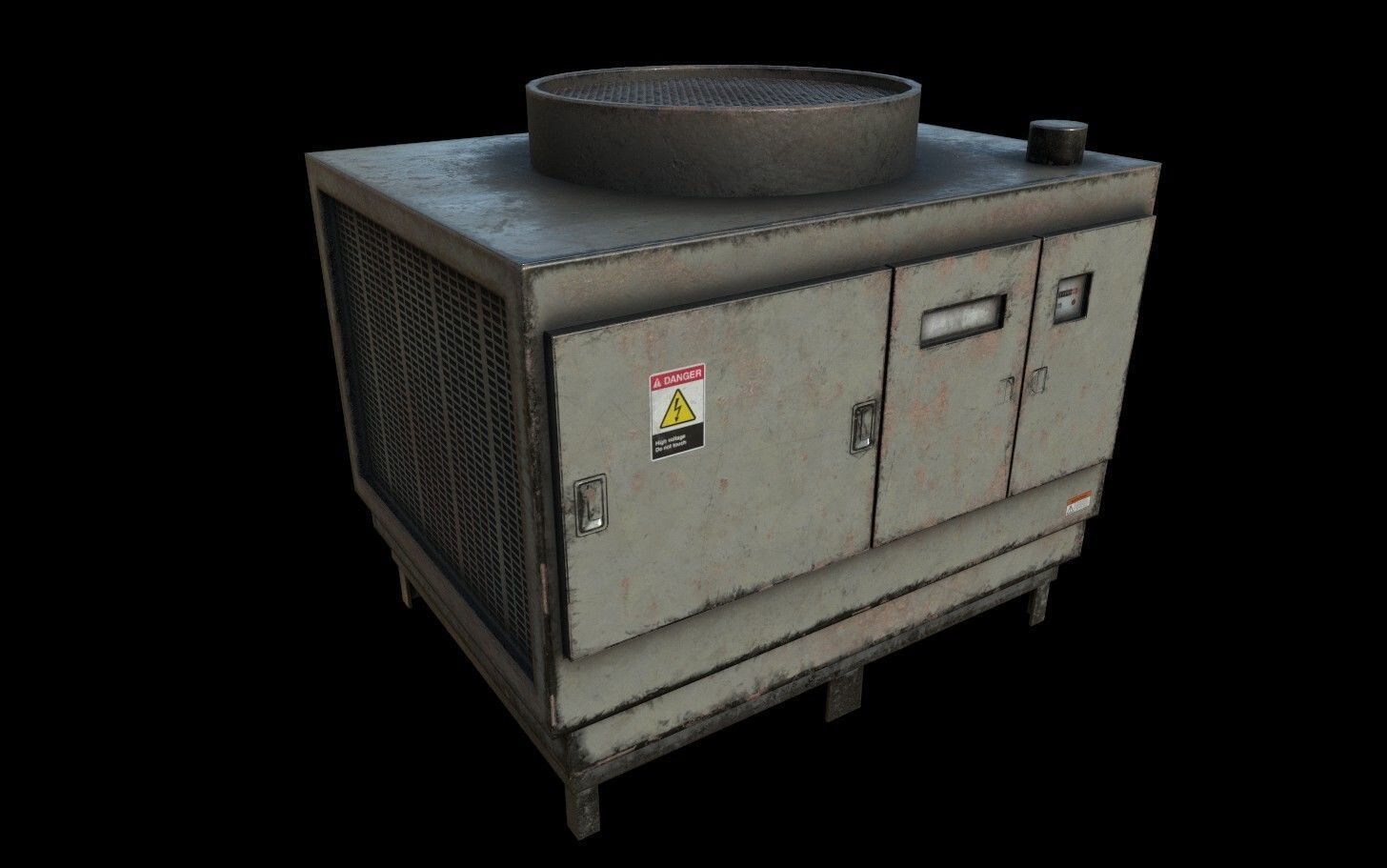 Modular Urban Buildings Pack Low-poly 3D model_35