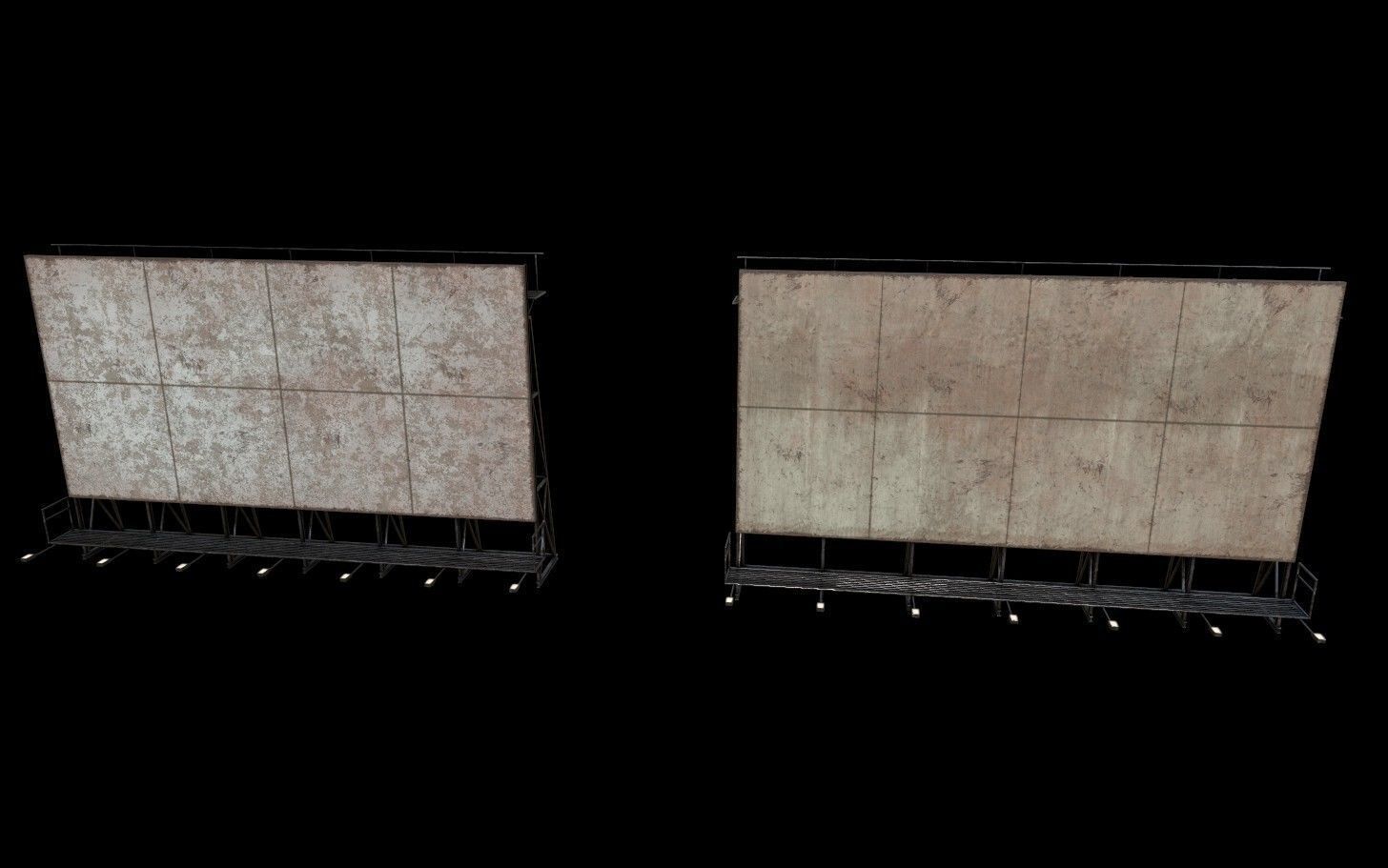 Modular Urban Buildings Pack Low-poly 3D model_18