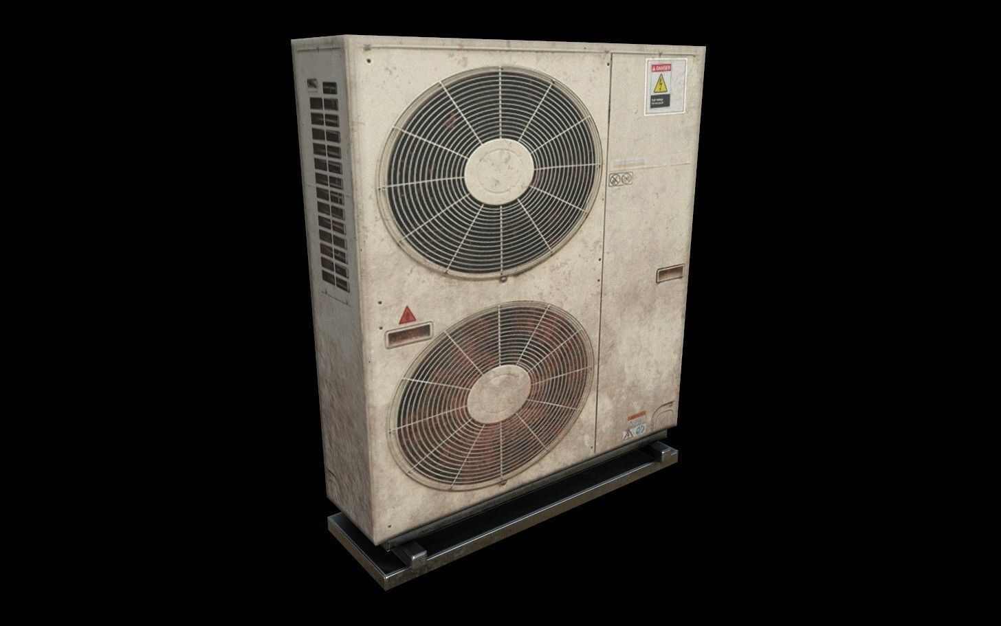 Modular Urban Buildings Pack Low-poly 3D model_38