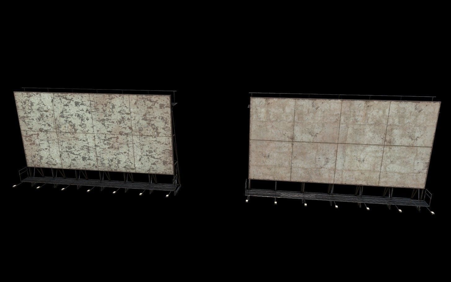 Modular Urban Buildings Pack Low-poly 3D model_19