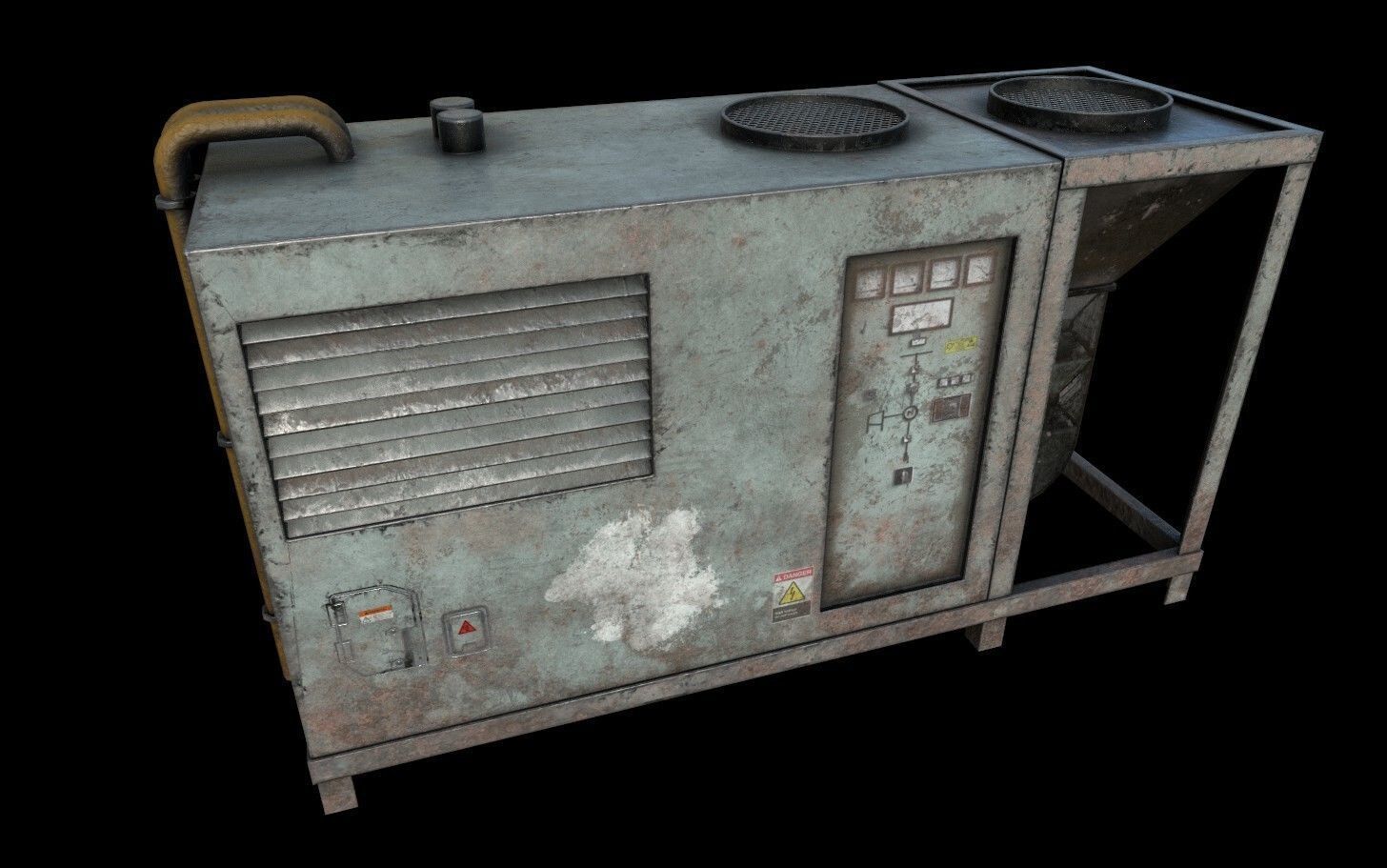 Modular Urban Buildings Pack Low-poly 3D model_36