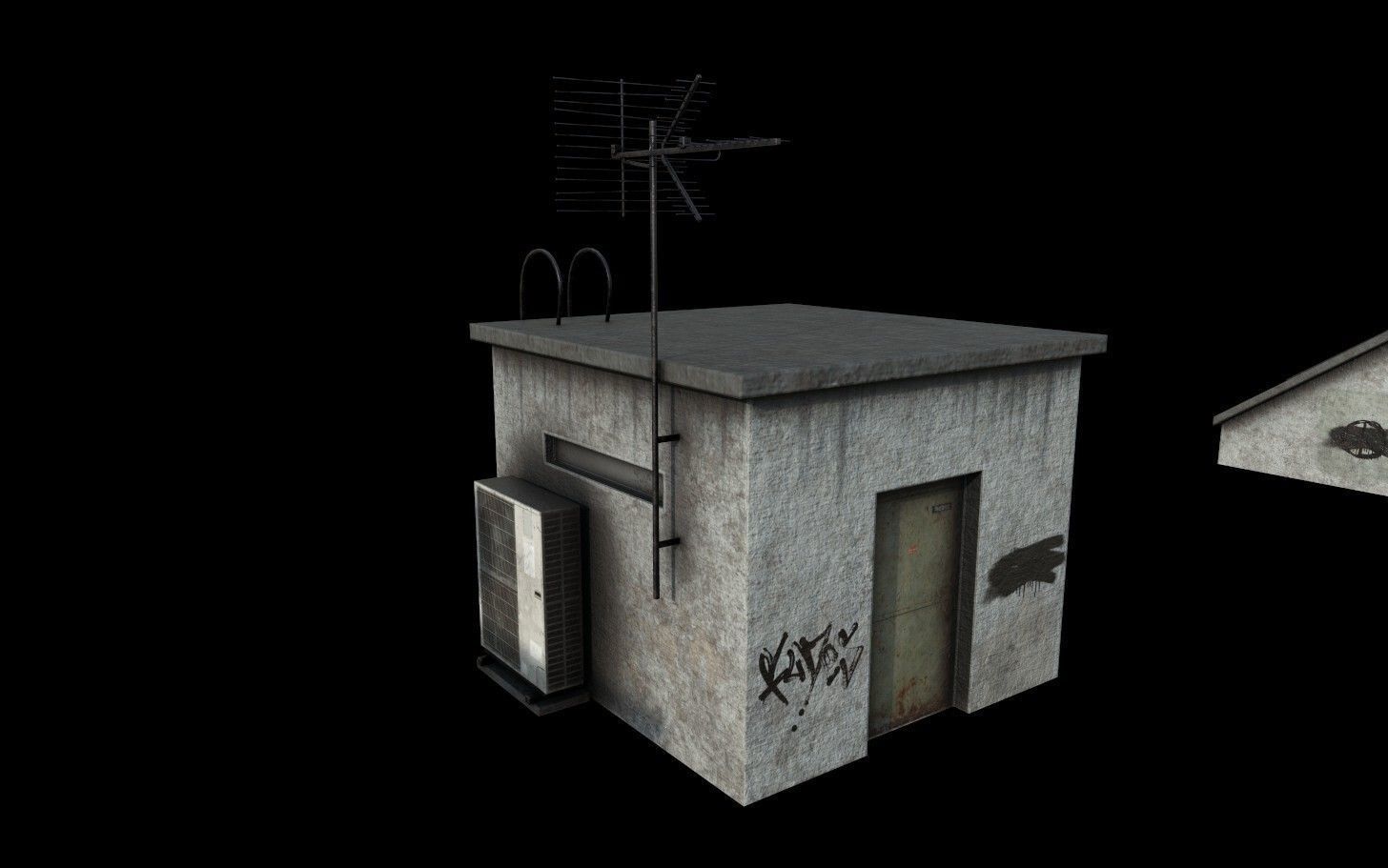 Modular Urban Buildings Pack Low-poly 3D model_23