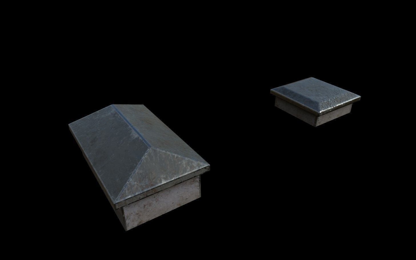 Modular Urban Buildings Pack Low-poly 3D model_20