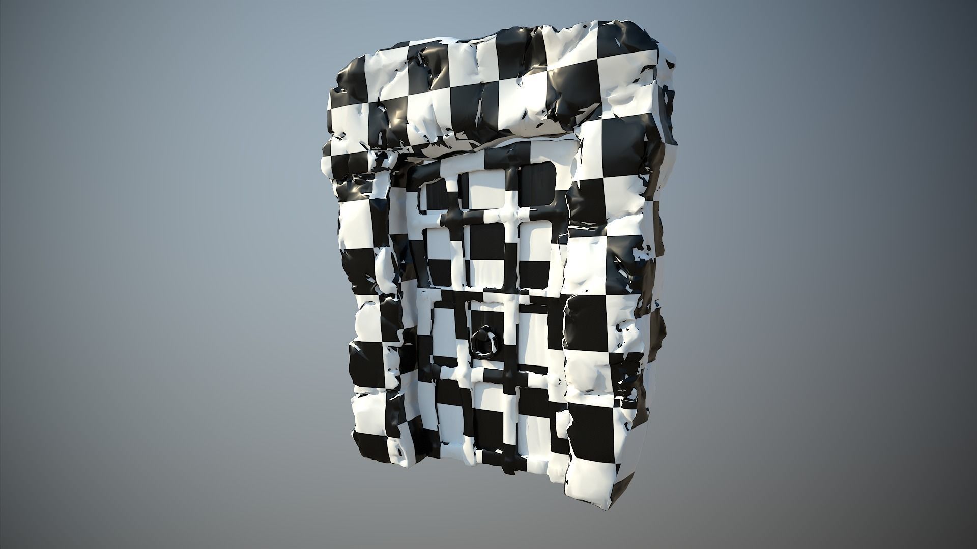 Medieval Gateway Collection 02 Low-poly 3D model_22