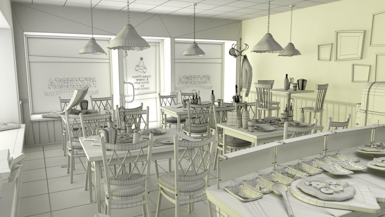 PIZZERIA 3D model_12