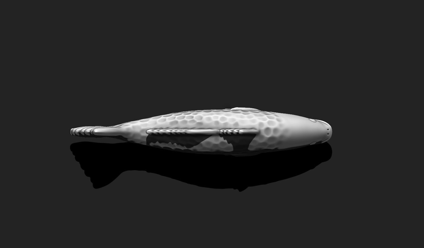 Fish 02 - Pendant - 3D Print - Aquarium 3D print model_12