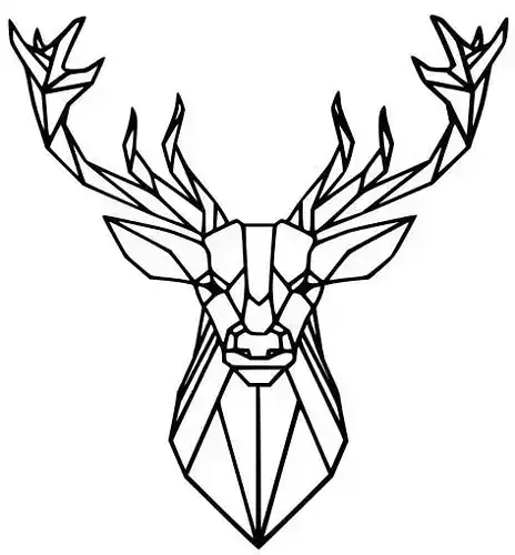 Moose 2D Wall Art 3D print model