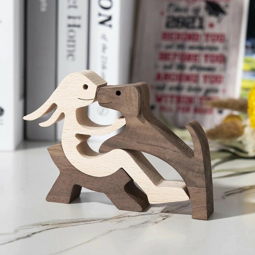 SCULPTURE LOVE OF GIRL AND DOG  STL and SVG 3D print model_2