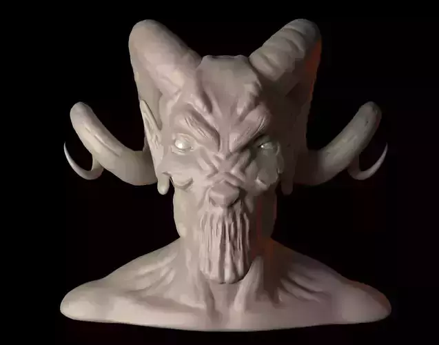 Zbrush Demon Model Character Sculpture Evil