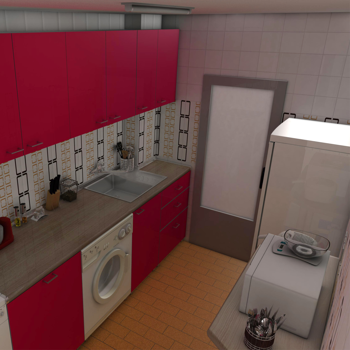 Entire apartment 3D model_4