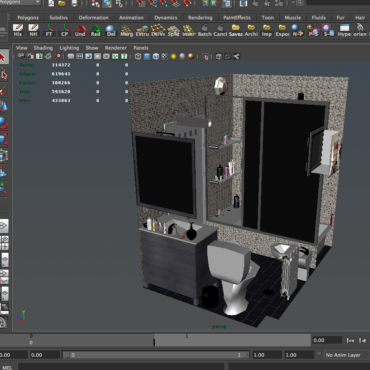 Entire apartment 3D model_3