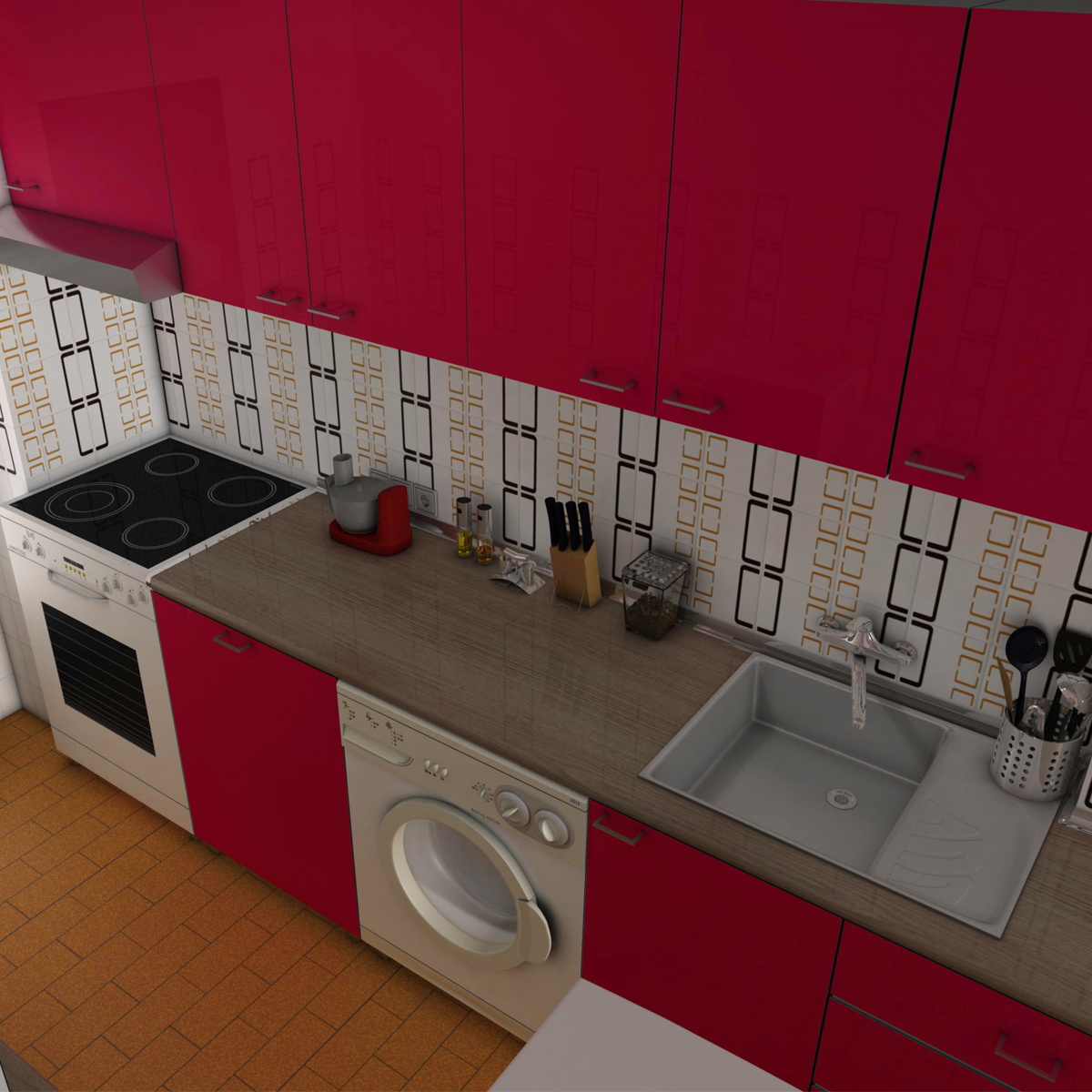 Entire apartment 3D model_5