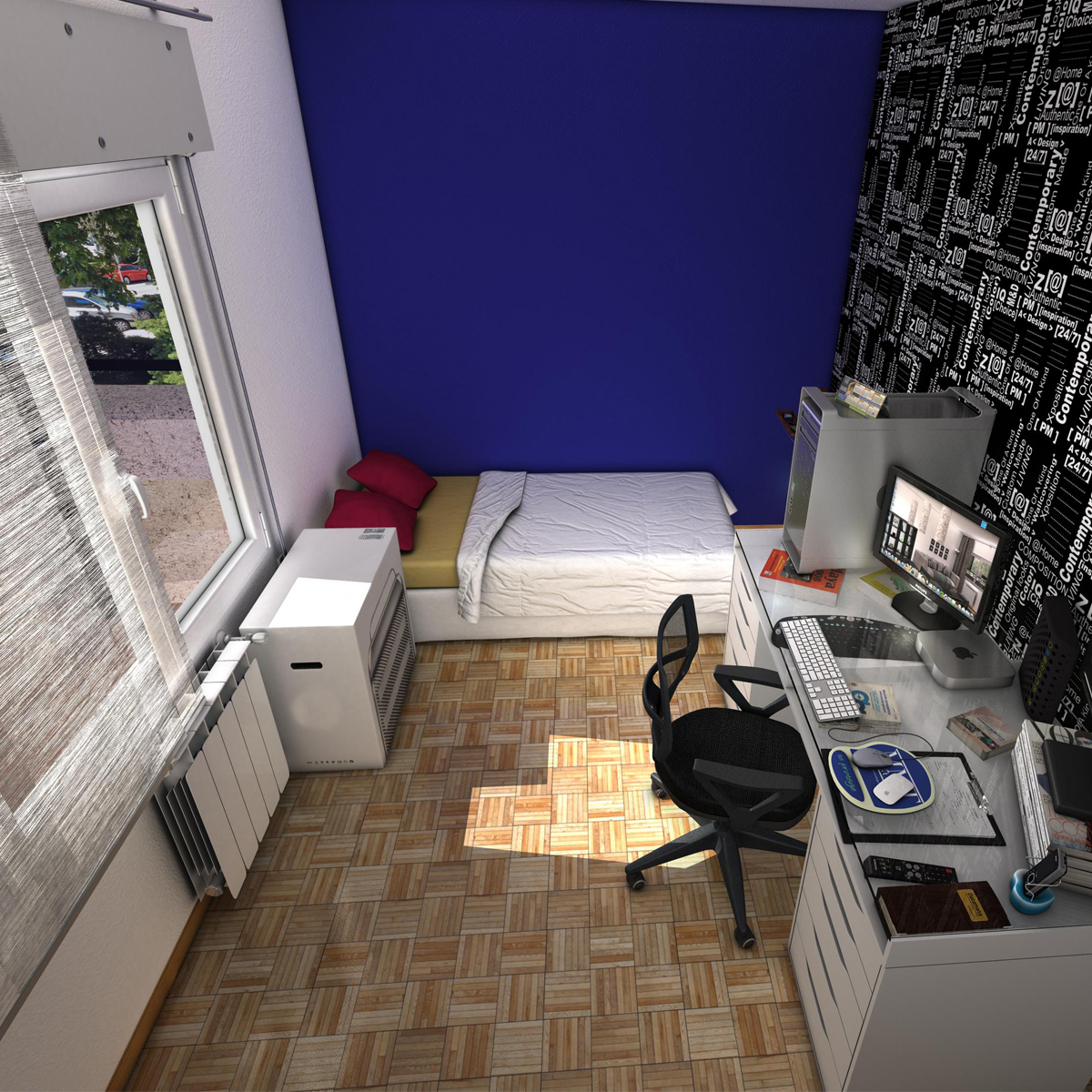 Entire apartment 3D model_7