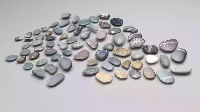 Rocks Set 3D model