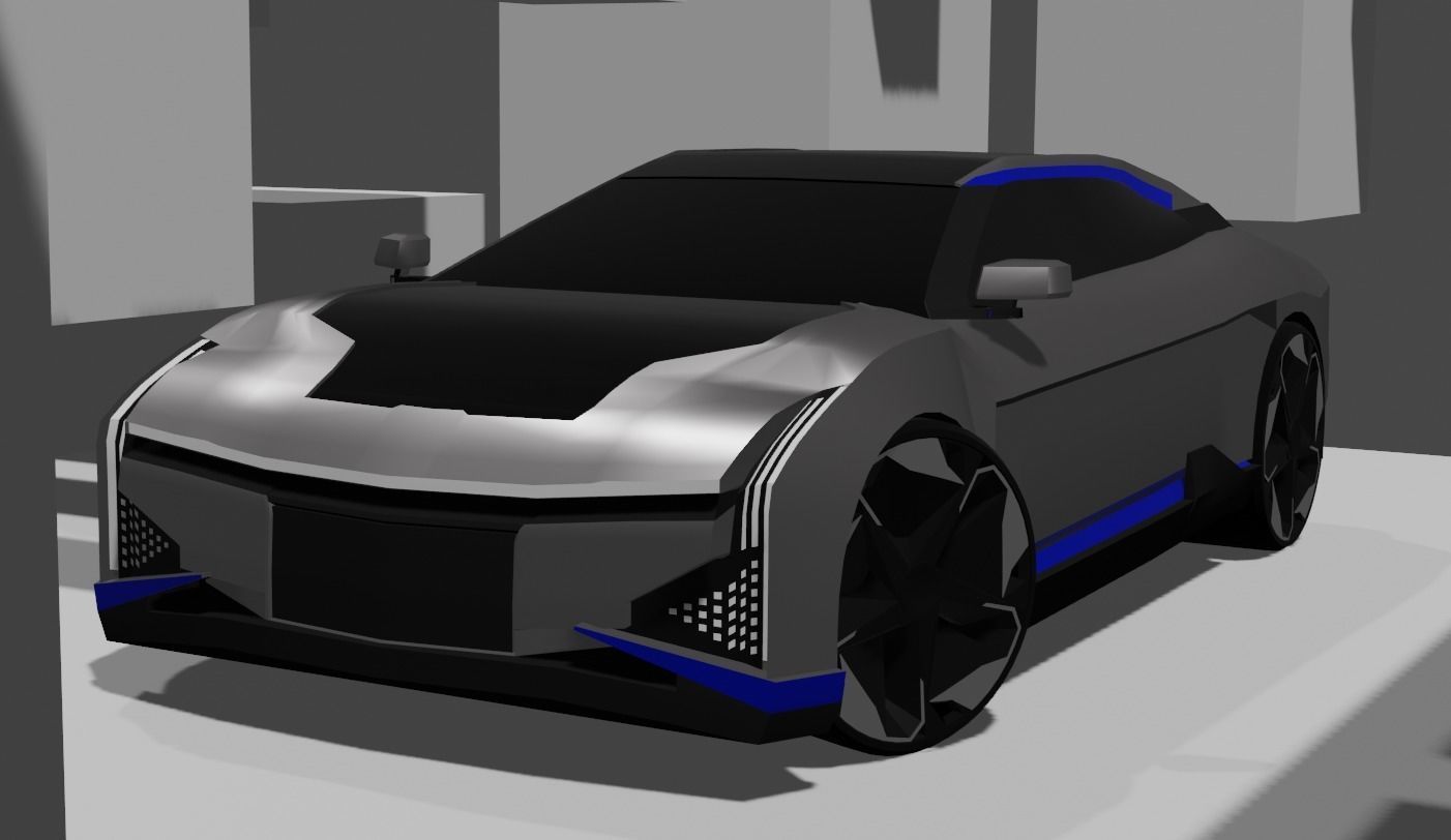 Hiphi Z  Low-poly 3D model_14