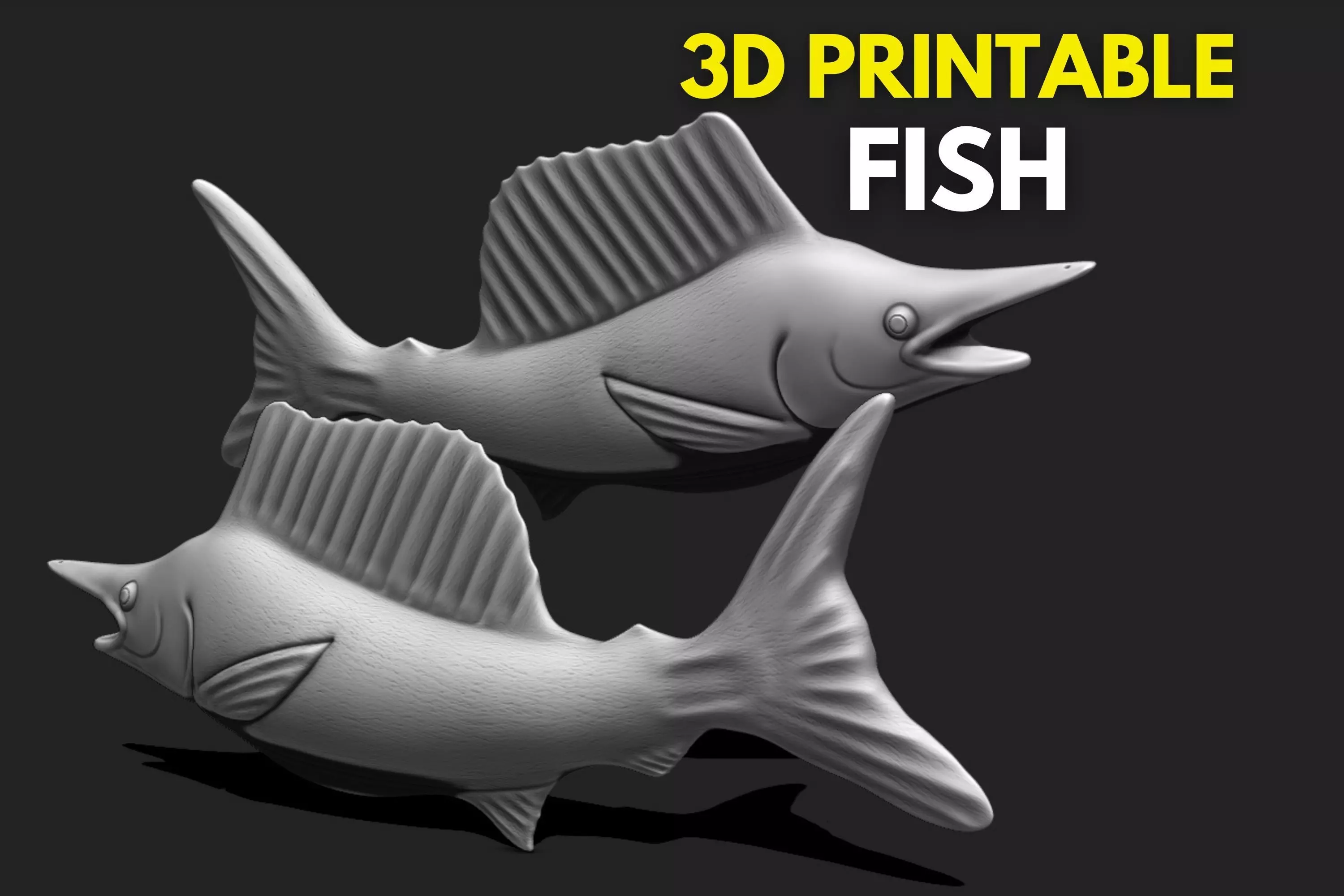 Fish 03 - Pendant - 3D Print - Aquarium 3D print model_0