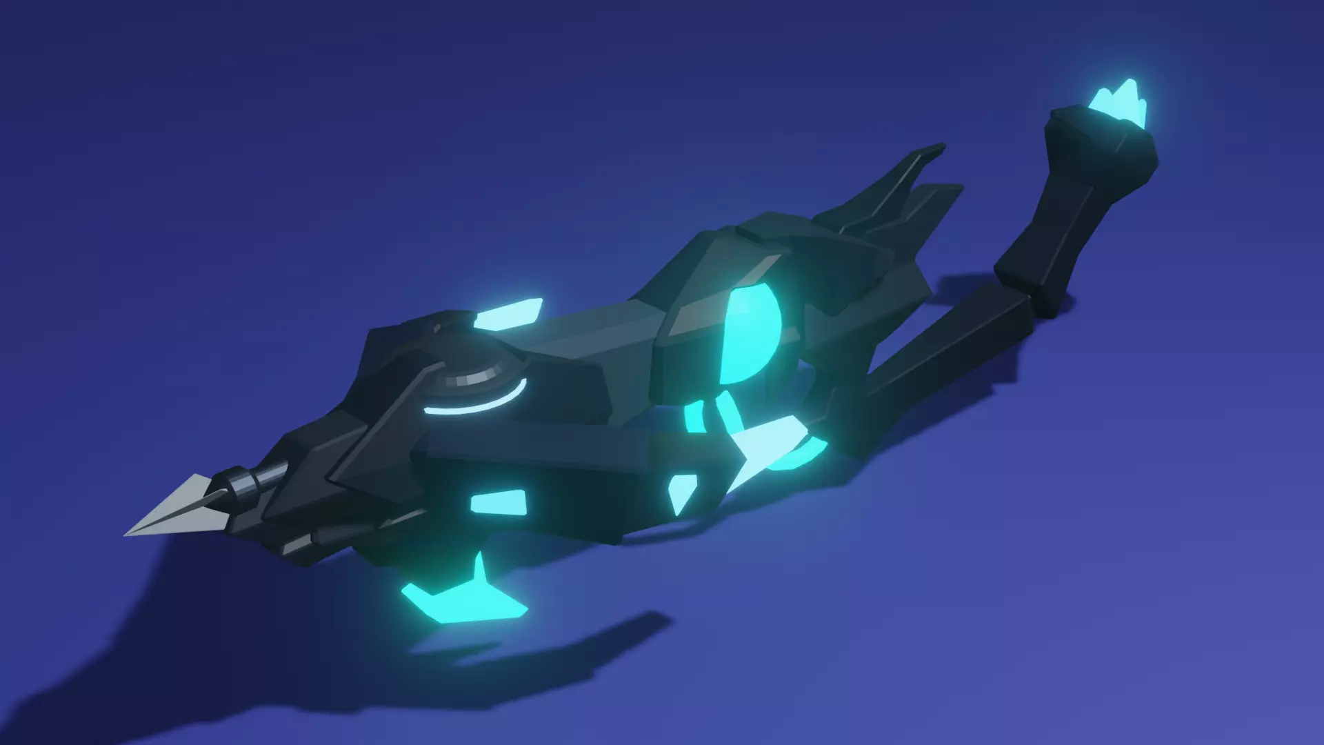 low poly Laniakea Low-poly 3D model_0