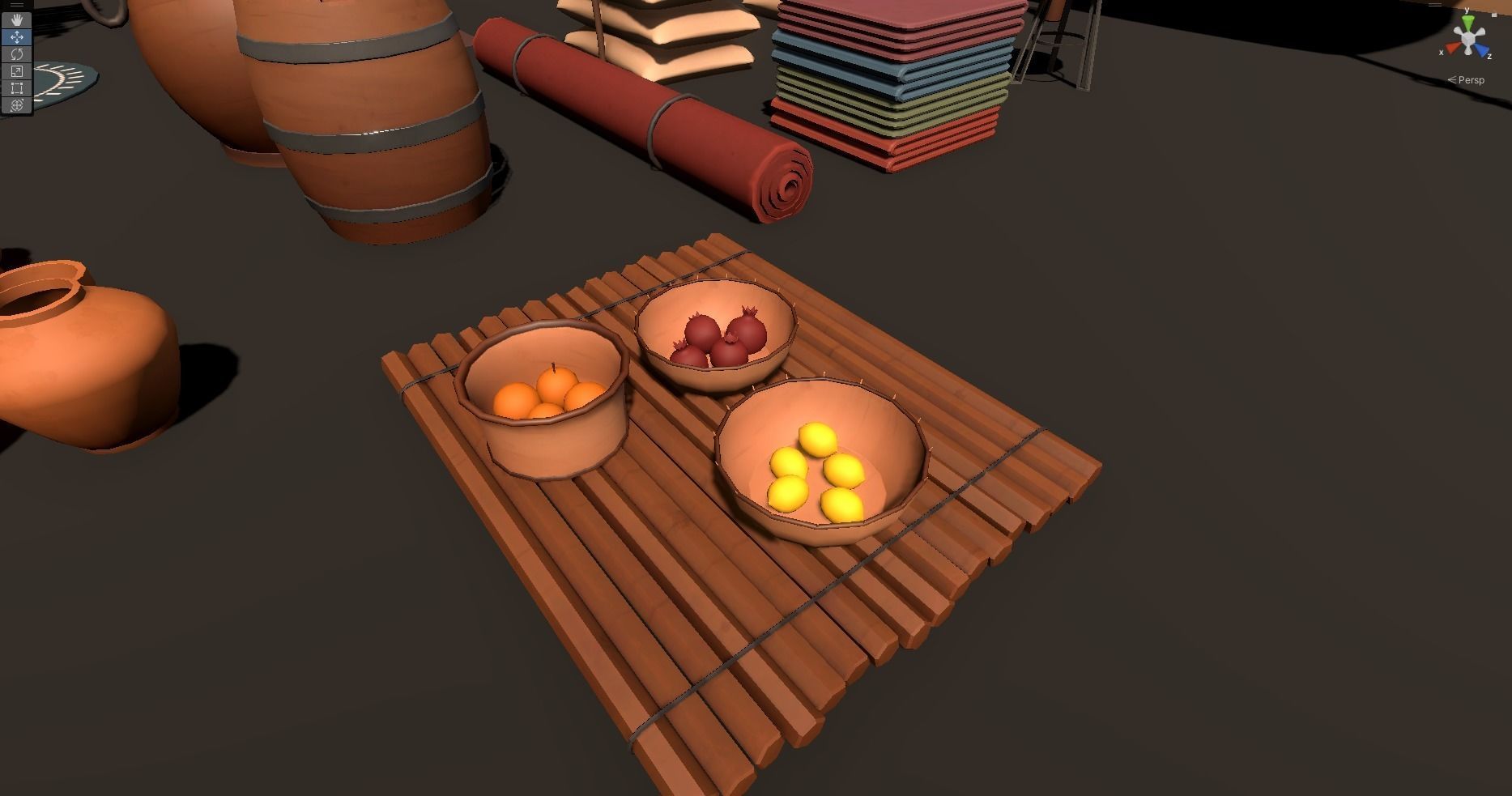 Stylized Medieval Props Low-poly 3D model_2