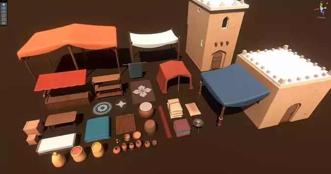 Stylized Medieval Props