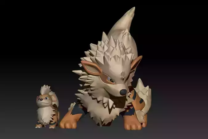 Pokemon Growlithe Arcanine