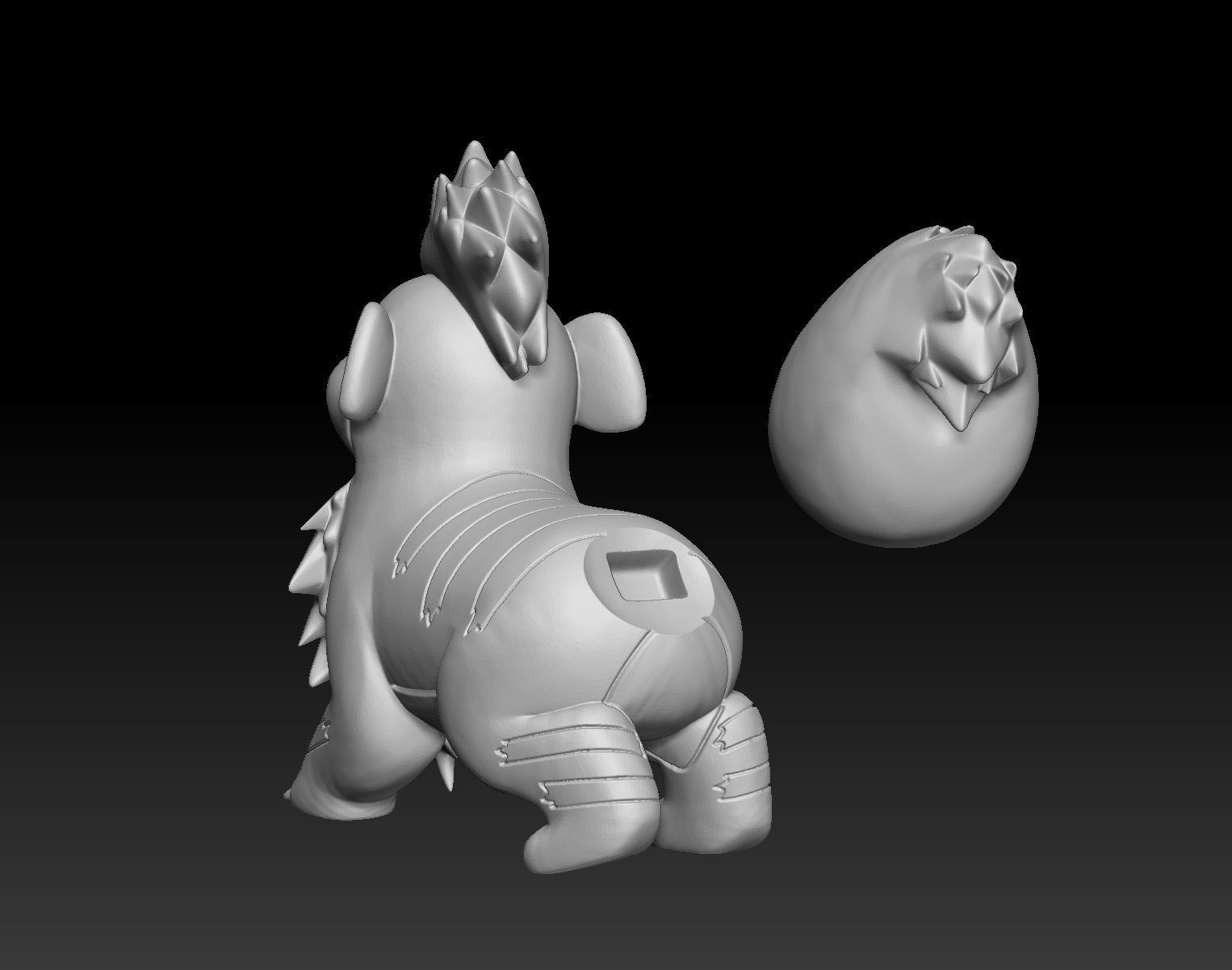 Pokemon Growlithe Arcanine 3D print model_3