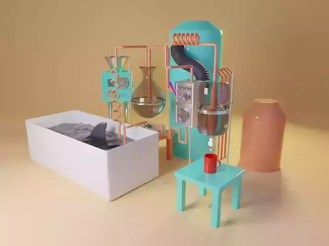 Isometric Laboratory  3D model