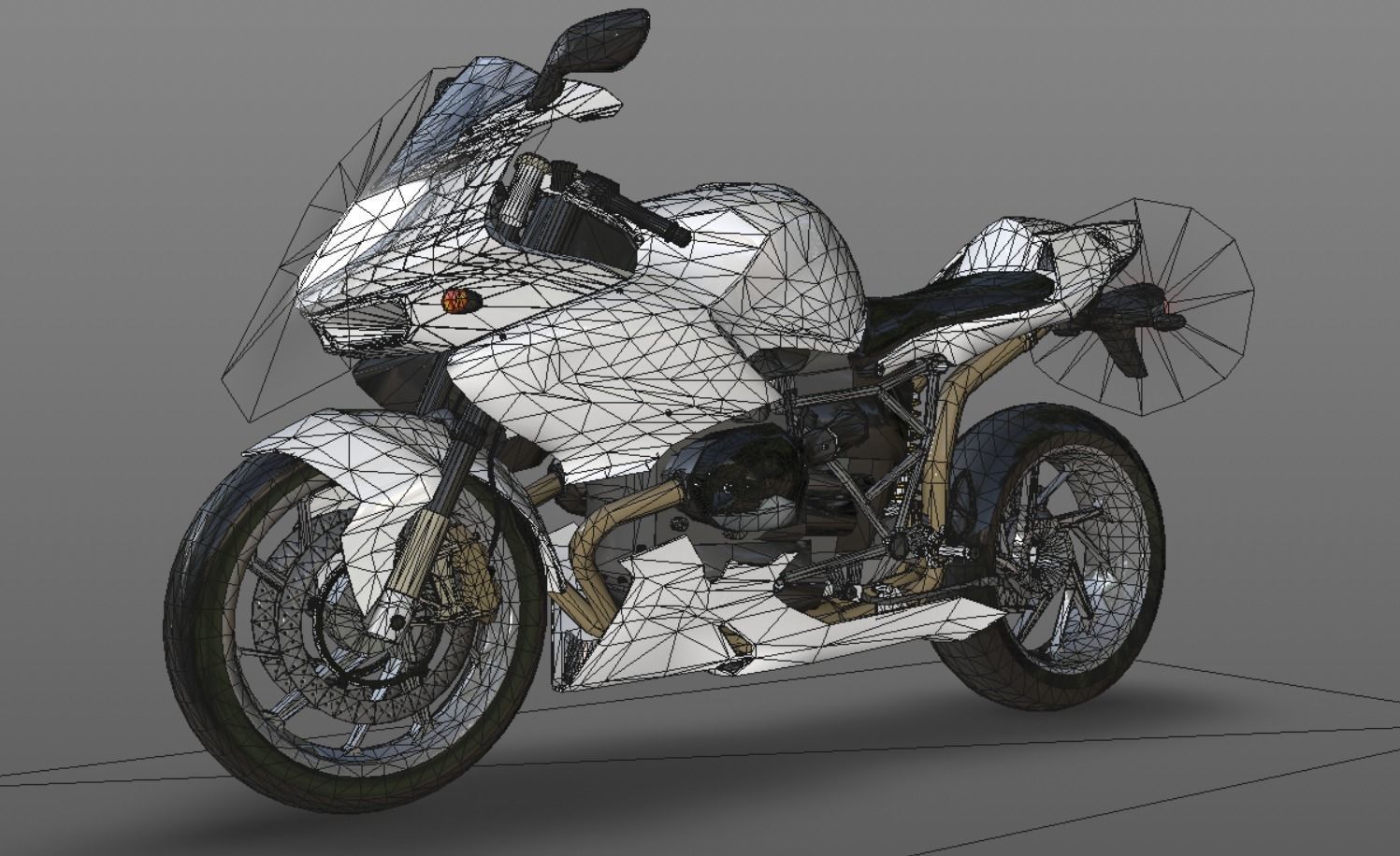 Sports Bike Latest 3D Model New Concept Low-poly 3D model_15