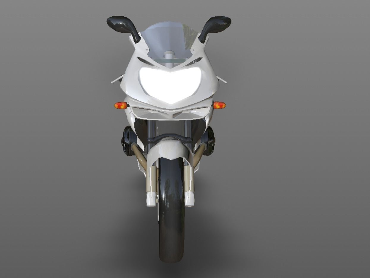 Sports Bike Latest 3D Model New Concept Low-poly 3D model_7