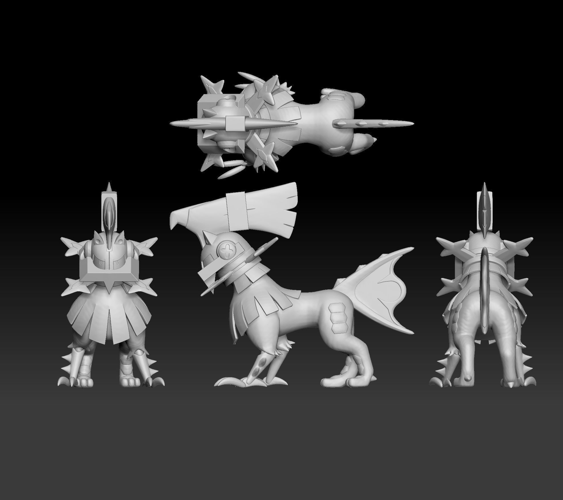Pokemon Type Null 3D print model_1