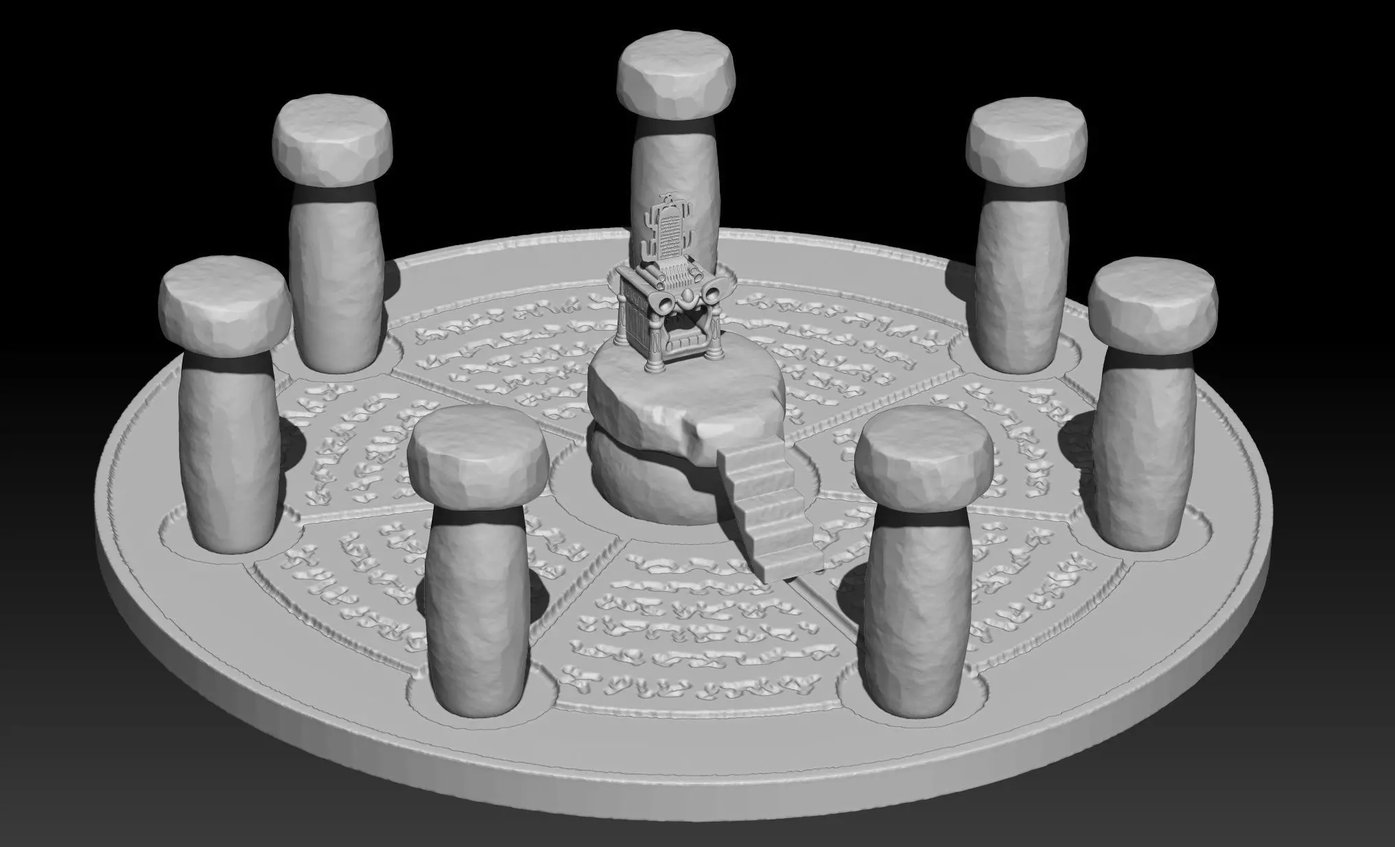 Pokemon Shamouti Island Lugia Shrine 3D print model_0