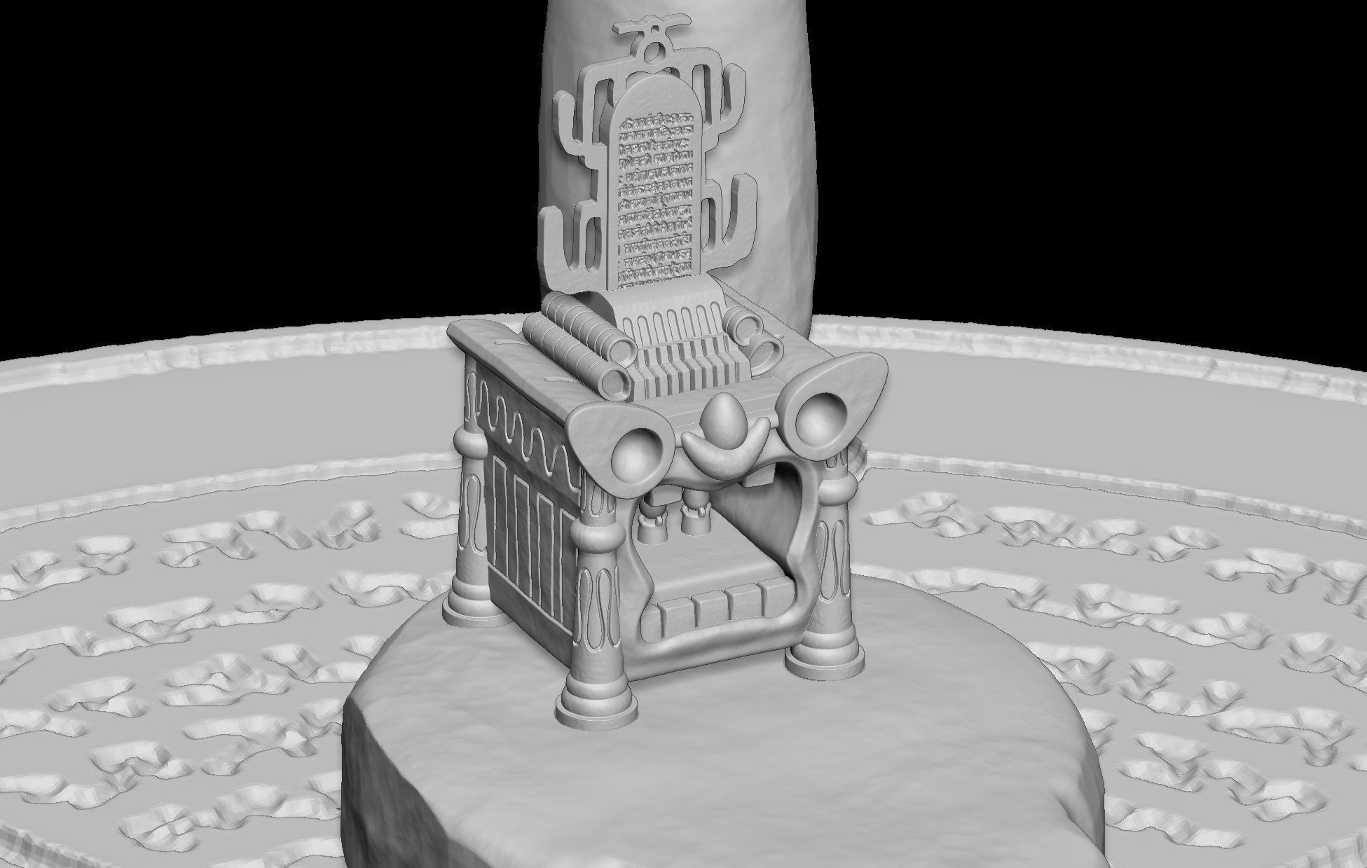 Pokemon Shamouti Island Lugia Shrine 3D print model_1