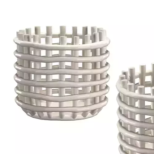 Ceramic basket small