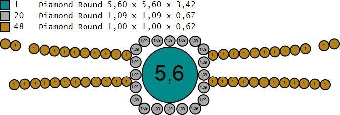 Woman Solitaire Ring 974 3D print model_8