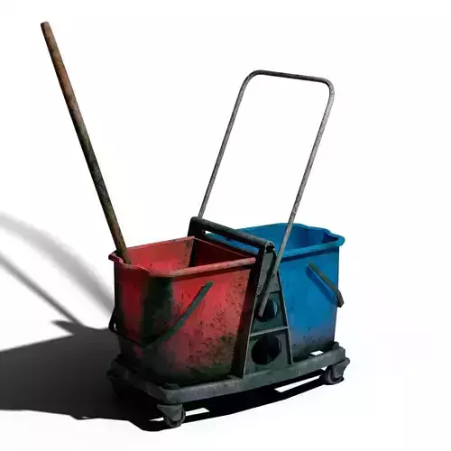 Abandoned Cleaning Cart