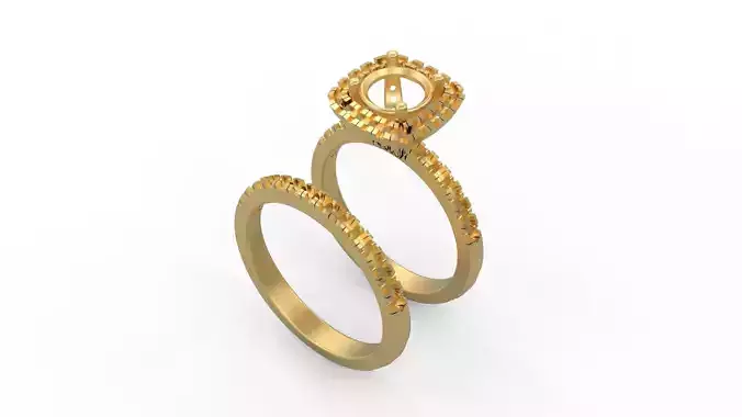 Woman Solitaire Ring 962